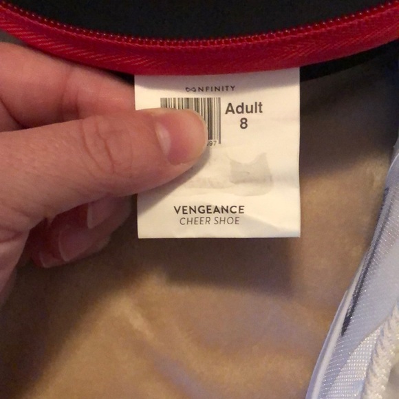 NFINITY Vengeance cheer shoe adult size 8 NWT - Picture 6 of 13